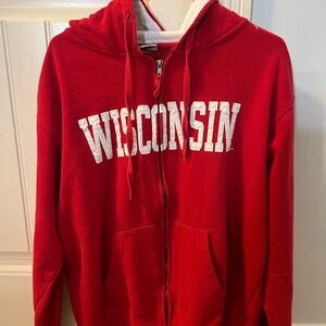 Vintage Wisconsin Zip Up